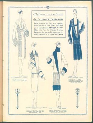 Últimas creaciones de la moda femenina