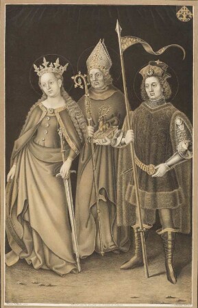 Die Heiligen: Katharina, Hubertus uns Quirinus