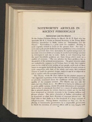 Noteworthy articles in recent periodicals