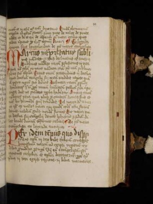 Jacobus de Voragine: Legenda aurea. Ex legenda aurea sive Lombardica de sancto Marco ewangelista