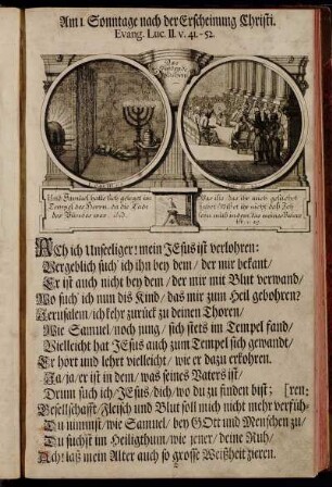 Am 1. Sonntage nach der Erscheinung Christi. - Am V. Sonntage nach der Erscheinung Christi.