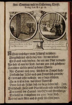 Am 1. Sonntage nach der Erscheinung Christi. - Am V. Sonntage nach der Erscheinung Christi.