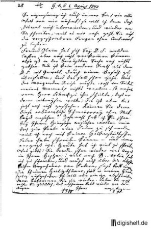 28: Brief von Maria Tugendreich geb. Fromme Gleim an Klamer Schmidt