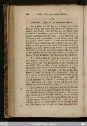 §. 39. Fortsetzung: Jesus als der verheißene Messias.