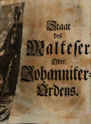 Staat des Malteser- Oder Johanniter-Ordens