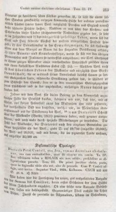 213-214 "Doctoris Petri Canisii, soc. Jes., summa doctrinae christianae"