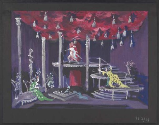 Bühnenbildentwurf R. Strauss Salome : neu insz. 18.9.1955 ; Spiel: Dicks
