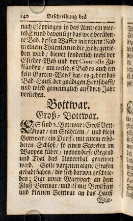 140-150, Bottwar/Brackenheim/Bulach/Canstatt