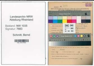 Entnazifizierung Bernd Schmitt , geb. 26.05.1895 (Schiffsfuehrer)