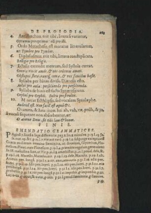 Emendatio Grammatices.