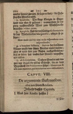Caput VIII. De argumentis illustrantibus.