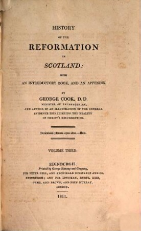 The history of the Reformation of Scotland : with an introductory Book and an Appendix, 3