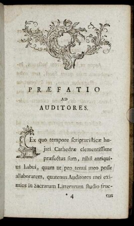 Præfatio Ad Auditores.