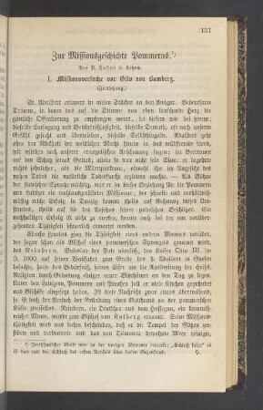 Zur Missionsgeschichte Pommerns