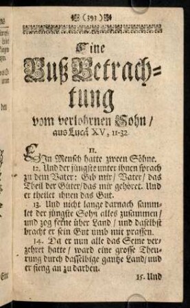 393-396, 11. Ein Mensch hatte zween Soehne ...