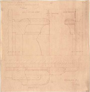 Fischer, Theodor; Würzburg, Münsterplatz; Sparkasse - Treppe im Westflügel - Punkt 2 (Ansichten)