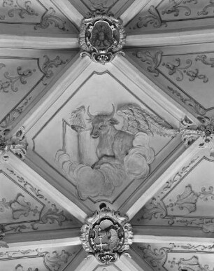 Chorgewölbe — Stier als Symbol des Evangelisten Lukas