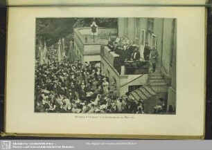 Huldigung der Leipziger in Friedrichsruh am 23. Mai 1895