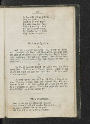 Mein Stammbuch.