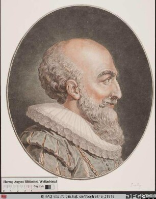 Bildnis Maximilien de Béthune Sully, baron de Rosny, 1606 duc de