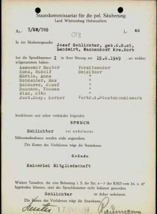 Schlichter, Josef