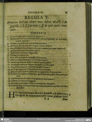 Regula V. Alterius factum alteri non debet obesse