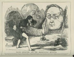 Young Gulliver, and the Brobdingnag minister