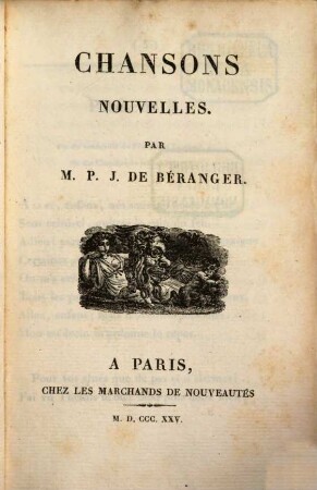 Chansons nouvelles