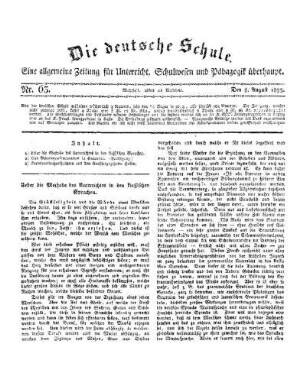 Ueber die Methode des Unterrichtes in den klassischen Sprachen