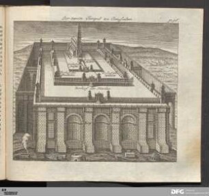 Der zweite Tempel zu Jerusalem.