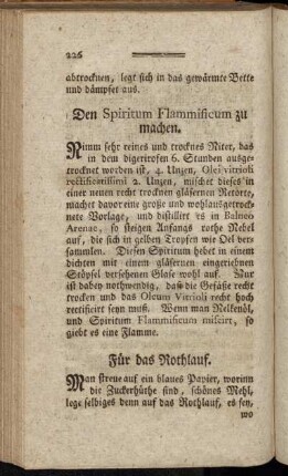 Für das Rothlauf