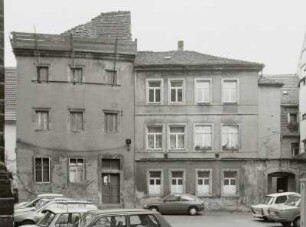 Pirna-Altstadt. Wohnhäuser (E. 16. Jh., 18. Jh.), Am Kirchplatz 10/11. Straßenfront