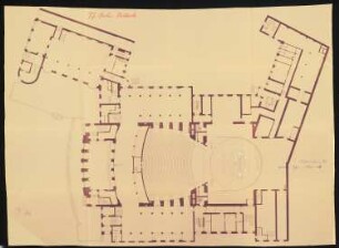 Schillertheater, Berlin-Charlottenburg: Grundriss 1:100