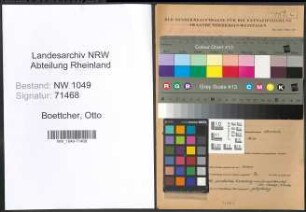 Entnazifizierung Otto Boettcher , geb. 03.01.1899 (Kaufmaennischer Angestellter)