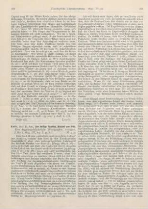 567-570 [Rezension] Koch, Ant., Der heilige Faustus, Bischof von Riez. Eine dogmengeschichtliche Monographie