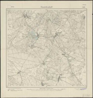 Meßtischblatt 2109 : Hennickendorf, 1919 : Hennickendorf. - Aufn. 1900, hrsg. 1902. - 1:25000. - [Berlin]: Reichsamt für Landesaufnahme, 1919. - 1 Kt.