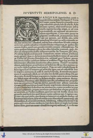Iuventuti Herbipolensi S. D.
