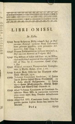 Libiri Omissi