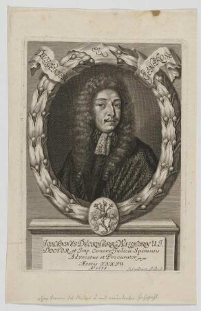 Bildnis des Johannes Deckherr à Wallhorn