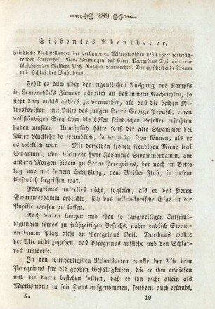 Siebentes Abentheuer