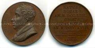 Series numismatica universalis virorum illustrium, Medaille auf Ennio Quirino Visconti