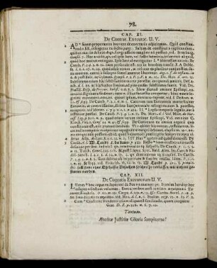 Caput XII. De Cognatis Executorum U. V.