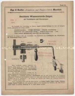 Wasserstands-Zeiger
