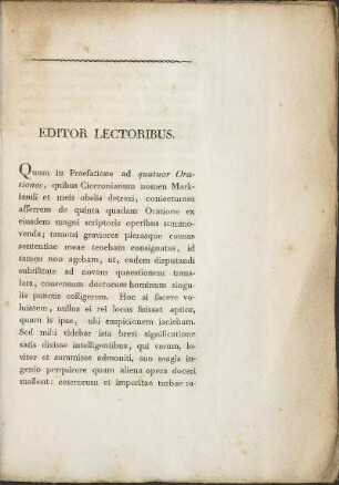 Editor Lectoribus.