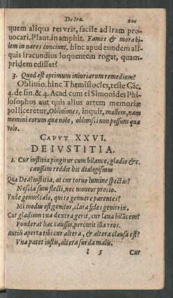 Caput XXVI. De Iustitia.