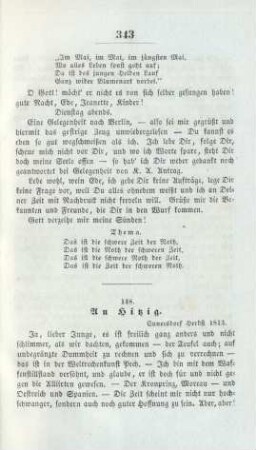 148. An Hitzig