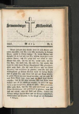 Nr. 3. März. 1857.