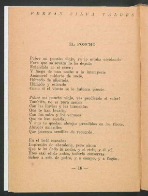 El poncho