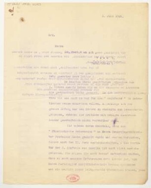Brief an Karl Weigl : 08.06.1926
