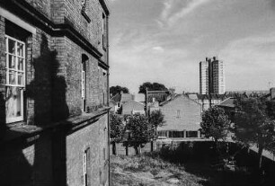 London, Hinterhofszene im East-End